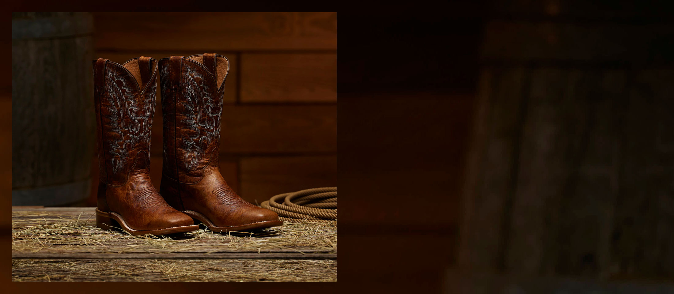 The Justin women's Peyton Bent Rail western boot shown in amber brown.