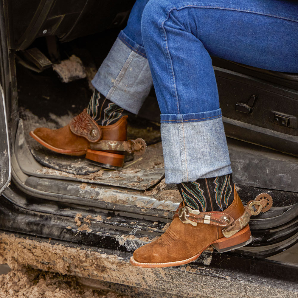 Palisade 13" Women's Western Boot in black and brown. Shop Palisade.