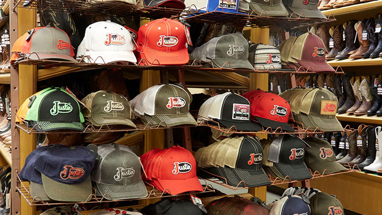 Justin Boots Baseball Caps